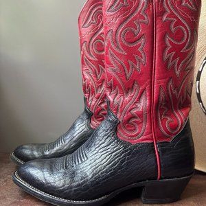 Beautiful vintage Sanders all leather cowboy boots men's 7D women's 9.5